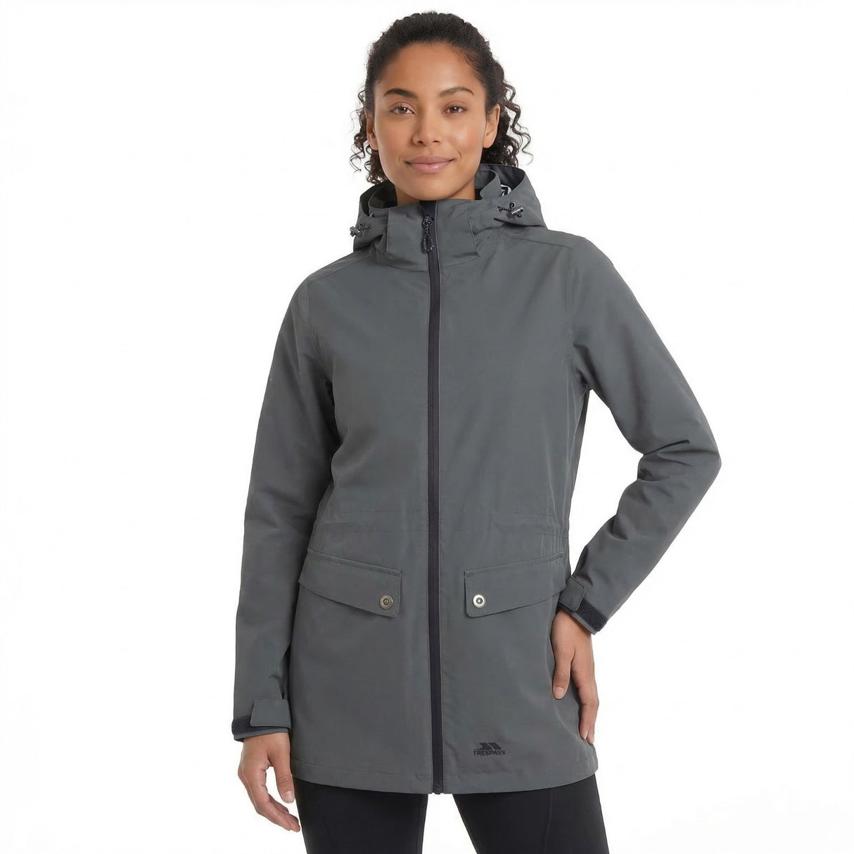 Trespass Womens Tiverton Waterproof Jacket Teal Mist