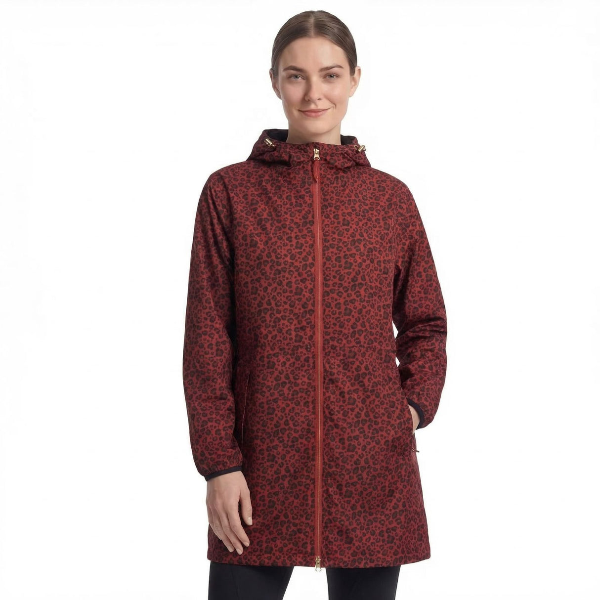 Trespass Womens Parched Waterproof Jacket Burnt Sienna