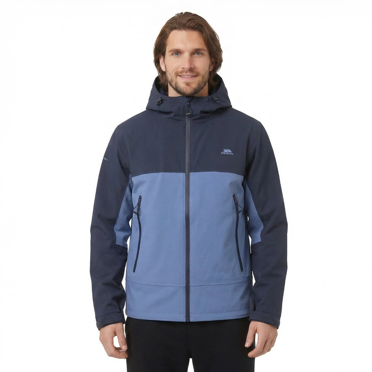 Trespass Mens Ewen Waterproof Jacket Navy