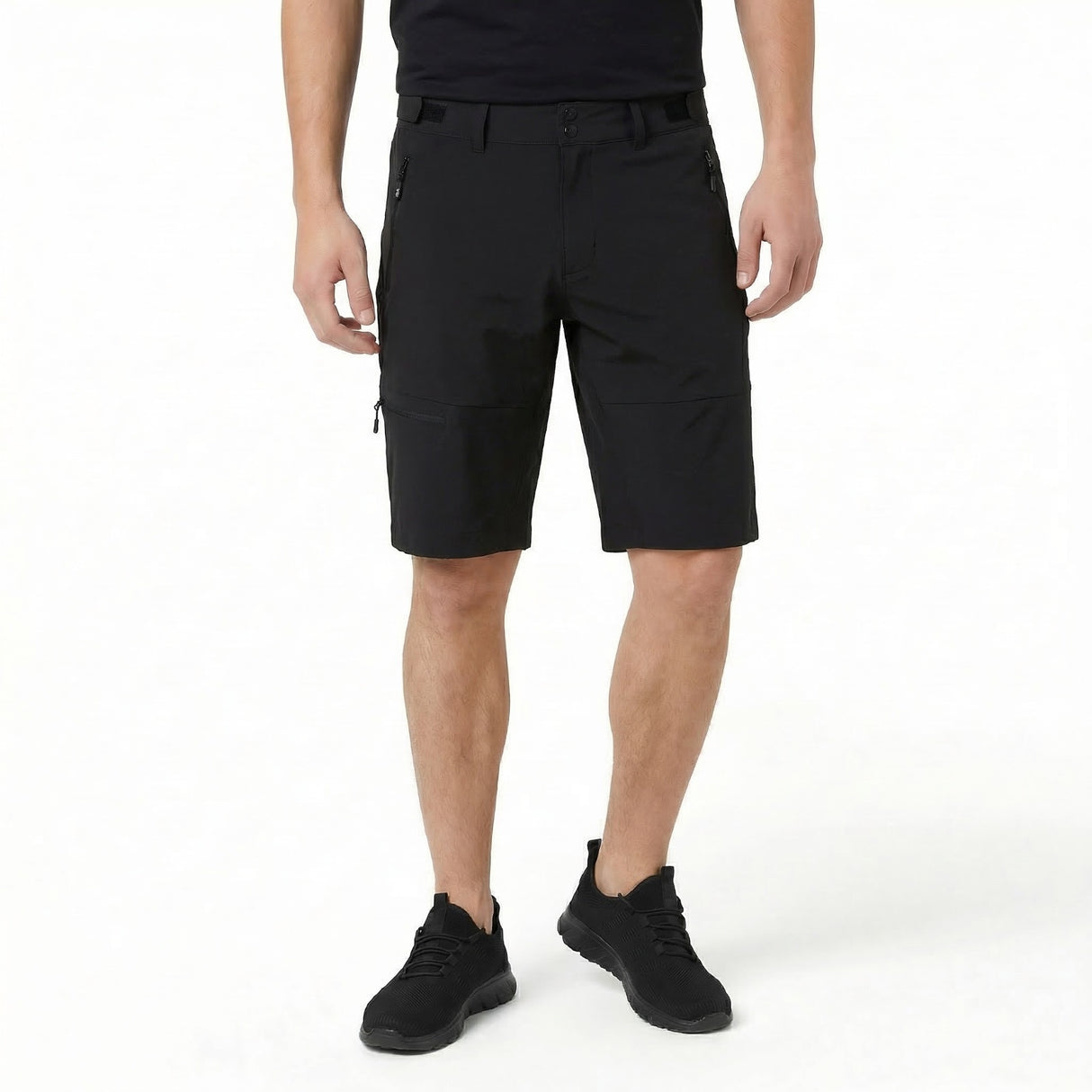 Trespass Mens Ralf DLX Cargo Shorts Black