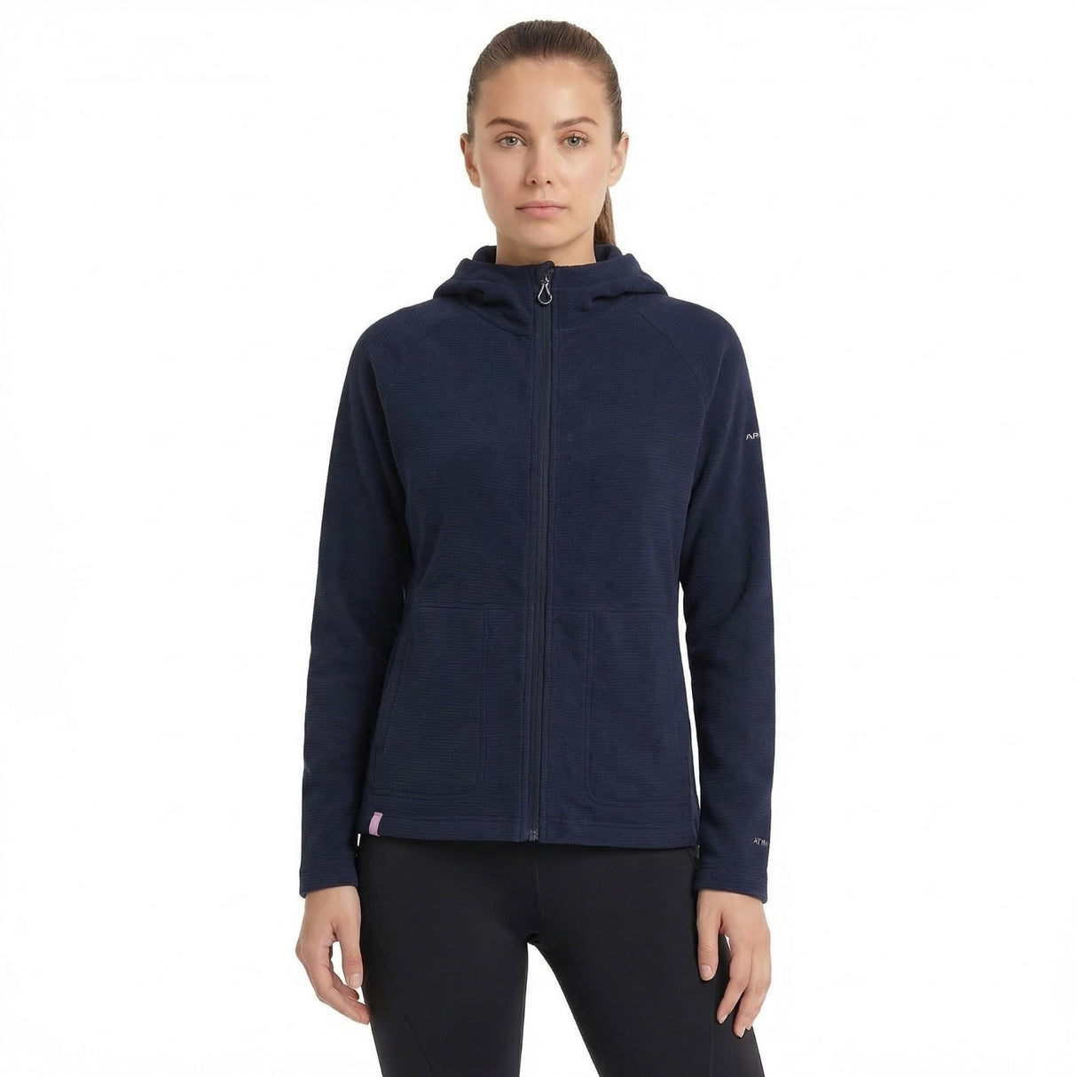 Trespass Womens Nolans AT100 Hooded Fleece Jacket Navy