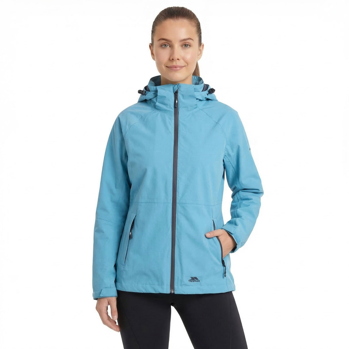 Trespass Womens Tilbury TP75 Waterproof Jacket Storm Blue