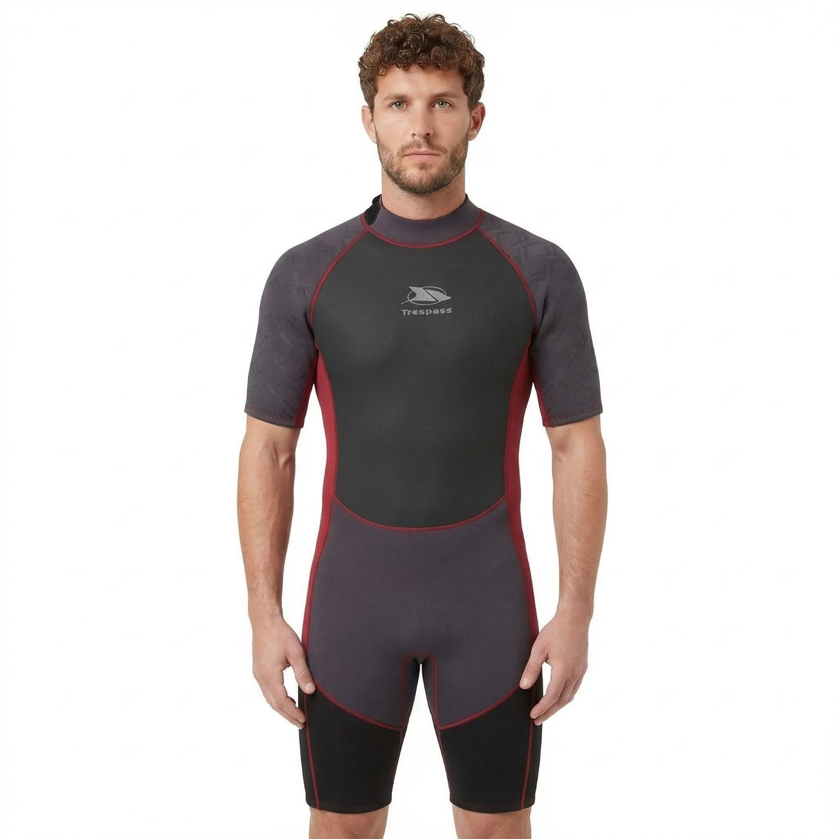 Trespass Mens Argon Wetsuit Black/Red