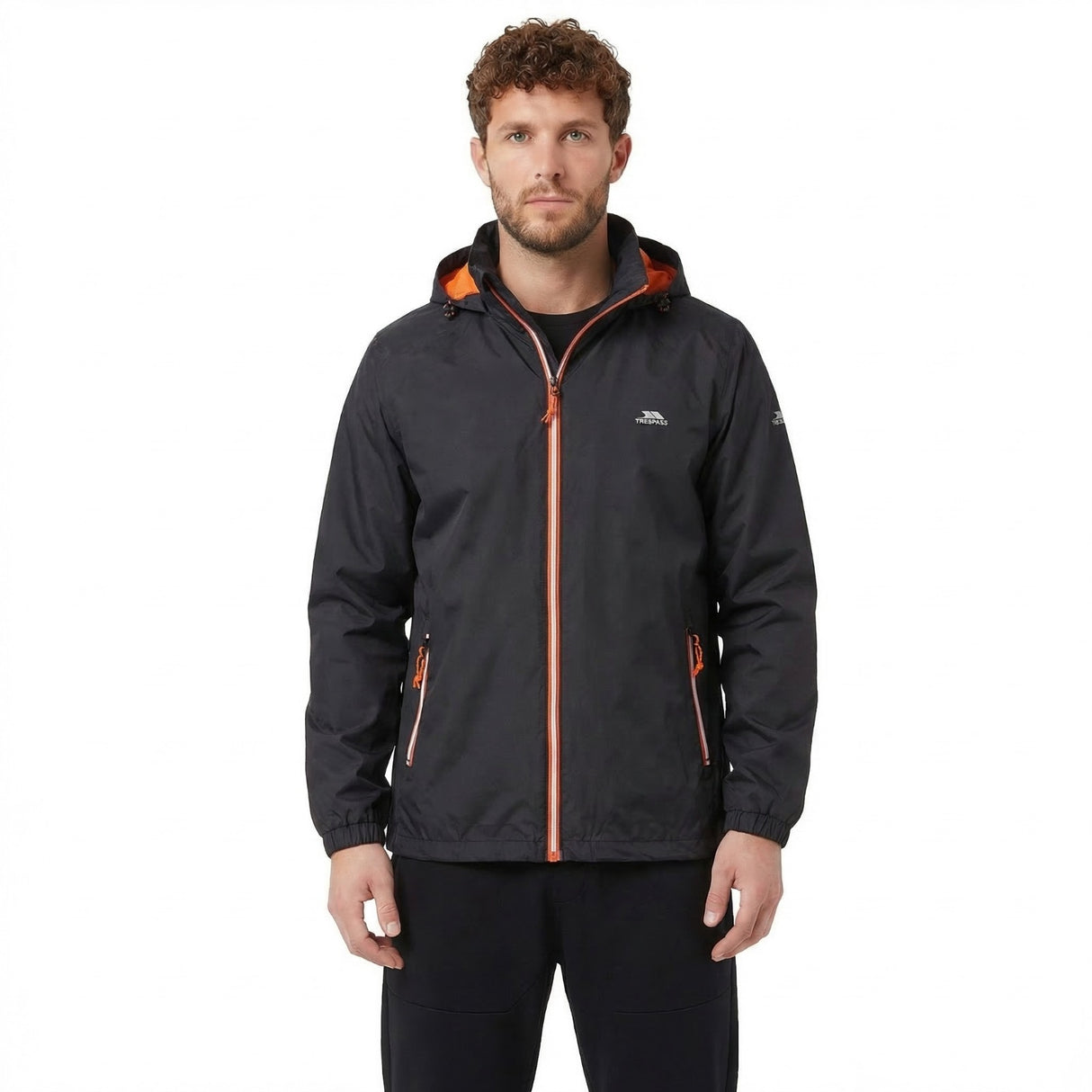 Trespass Mens Briar Waterproof Jacket Black