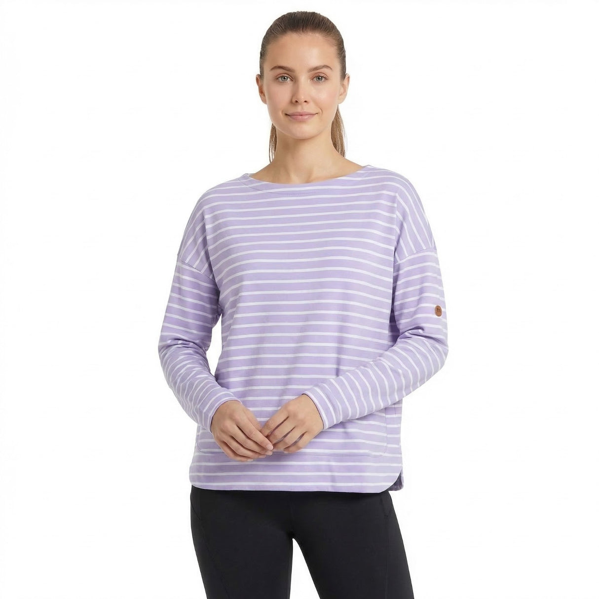 Trespass Womens Soothing Striped Marl Top Gelsomino