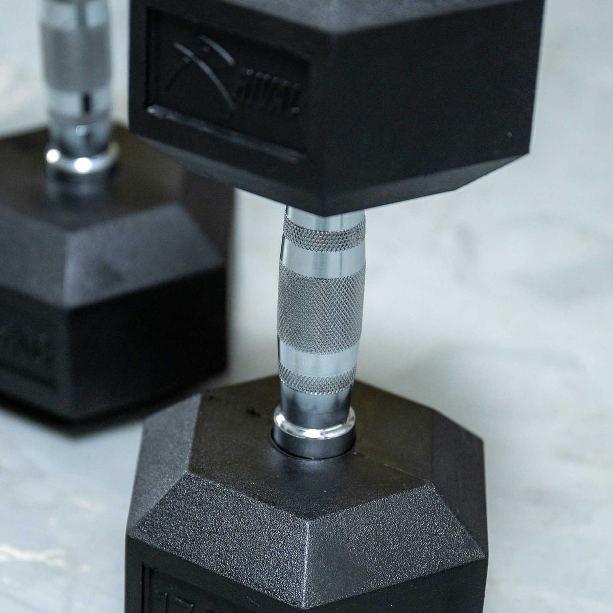 Rival Rubber Hex Dumbbell 17.5kg Pair