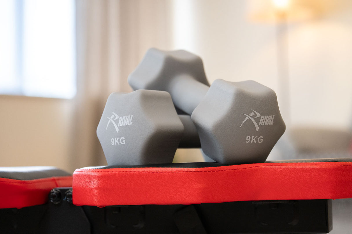 Rival Neoprene Dumbbells - 9kg Pair