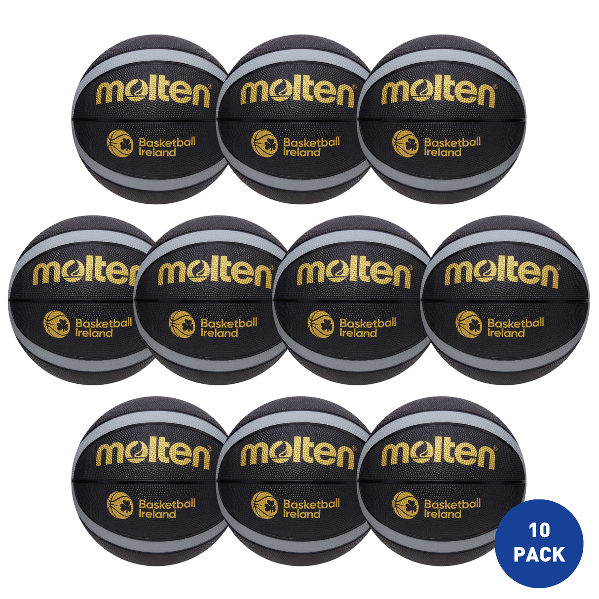 Molten Basketball Ireland Basketball Size 7 - 10 Pack