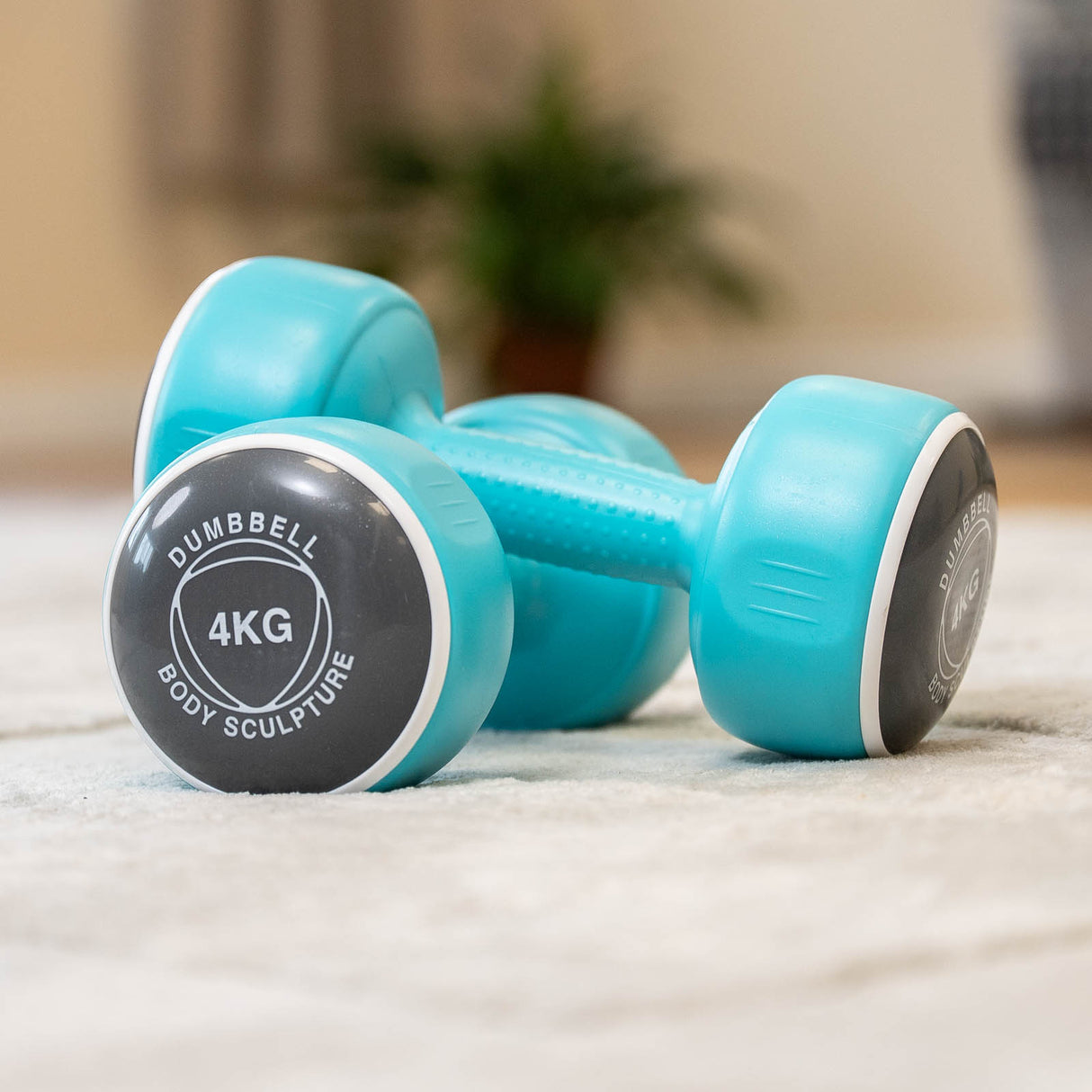 Body Sculpture Vinyl Dumbbell Set - 2 x 4kg