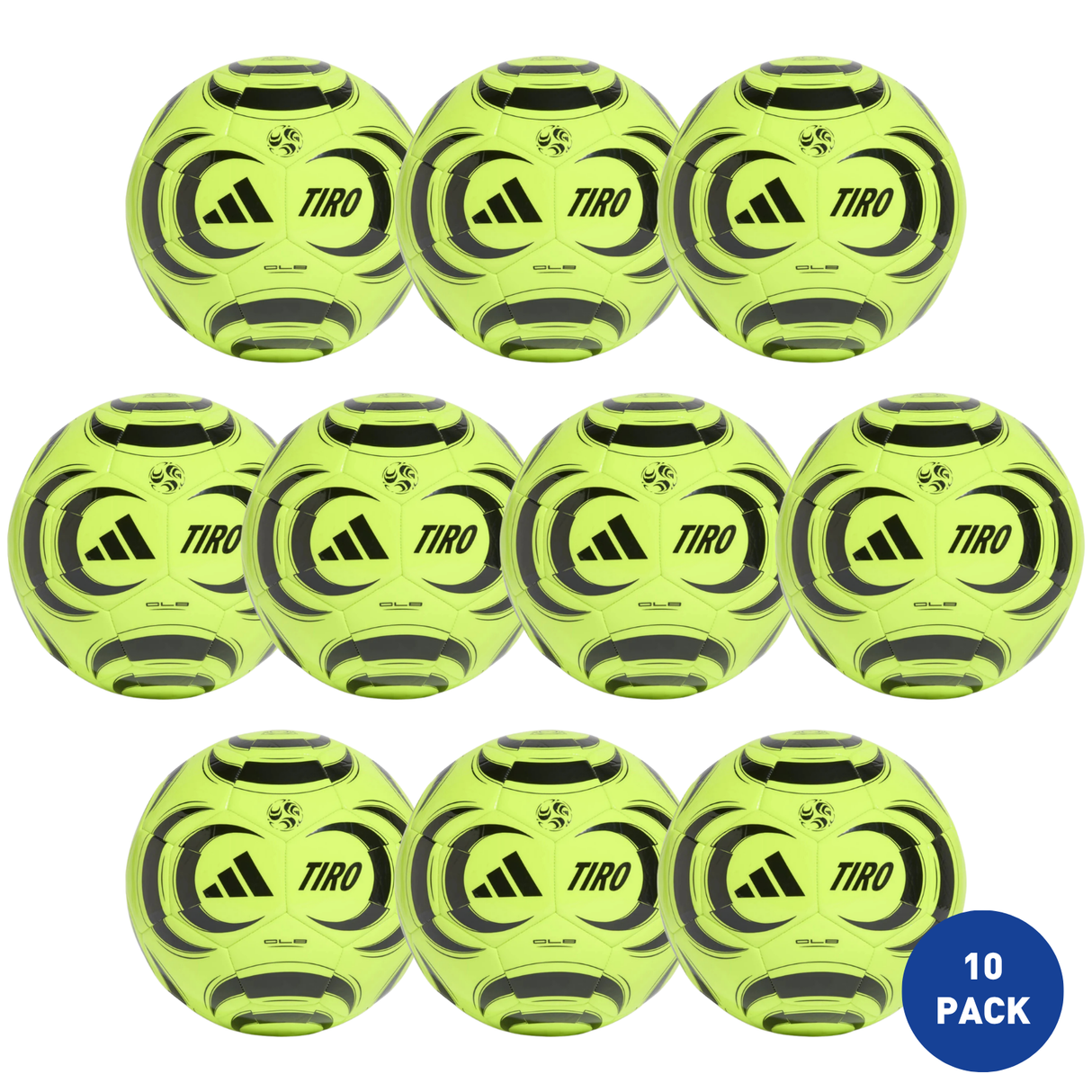 adidas Tiro Club Training Recreational Football - 10 Pack