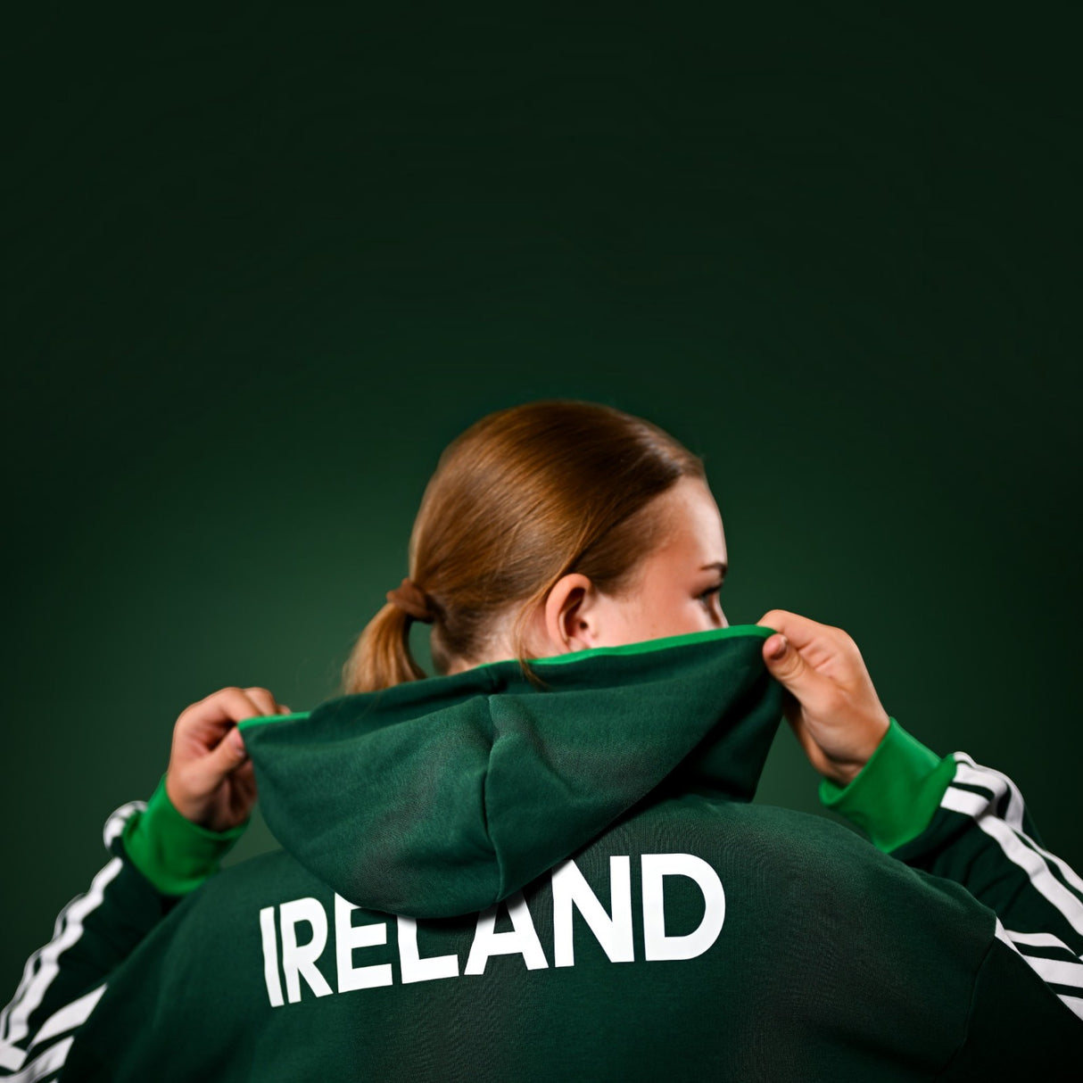 adidas Athletics Ireland Womens Full-Zip Hoodie