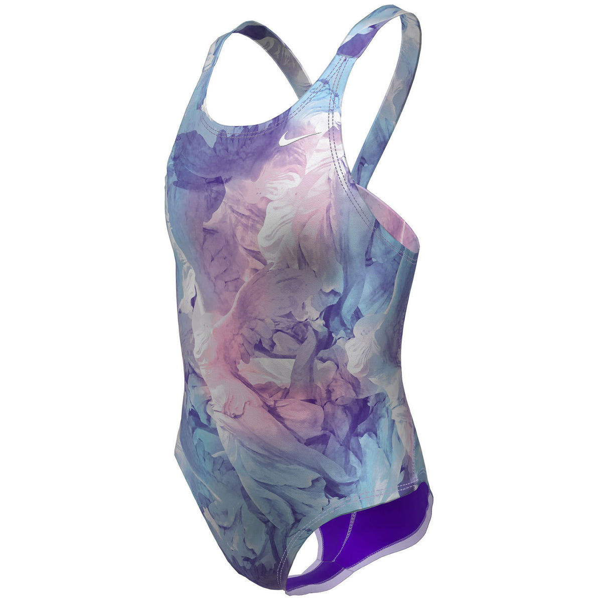 Nike Hydrastrong Multi Print Fastback One-Piece Girls Swimsuit