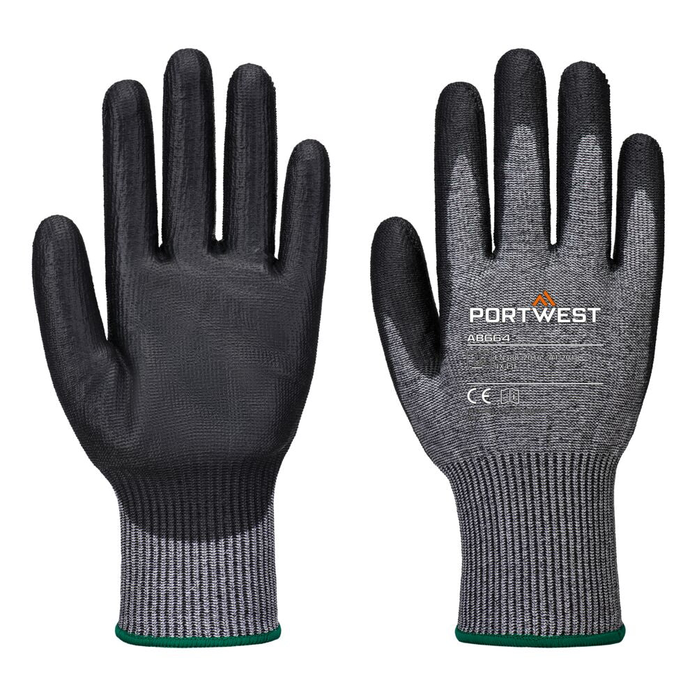 Portwest Cut F13 PU Essential Multipack (Pk12) Grey/Black