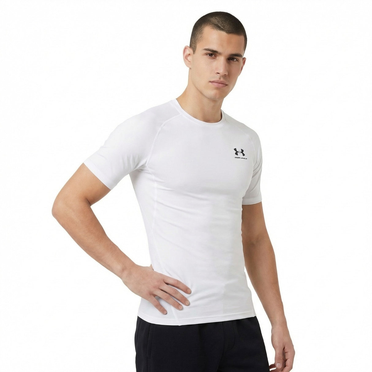 Under Armour Mens HG Armour Compression Short Sleeve T-Shirt