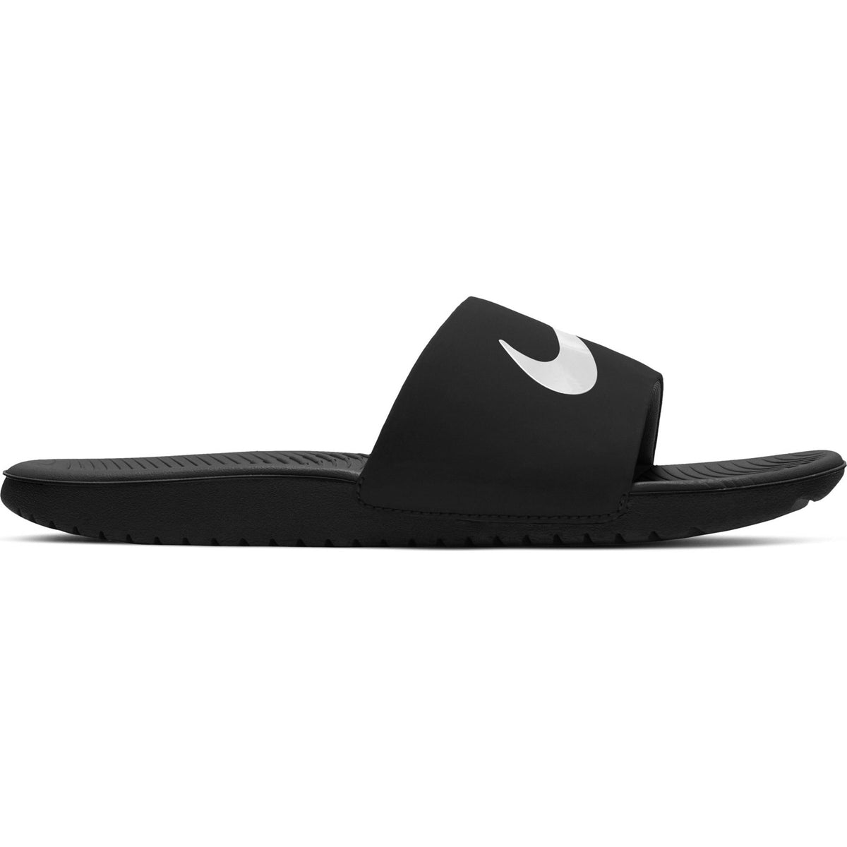 Nike Kawa Kids Slides Black/White