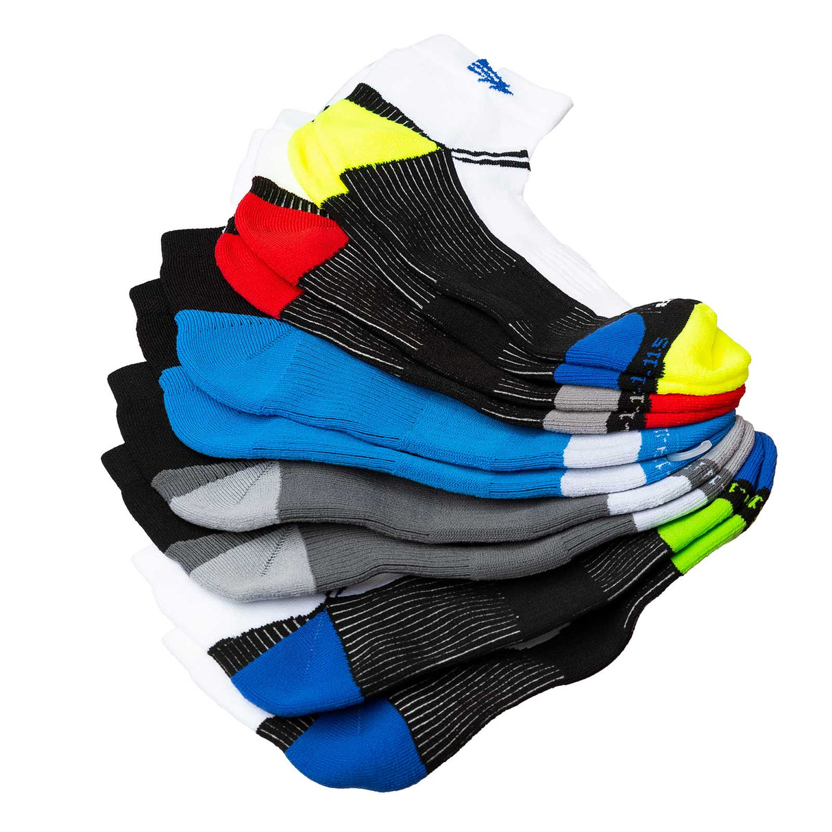 Puresox Cushioned Mens 5 Pack Socks Multi
