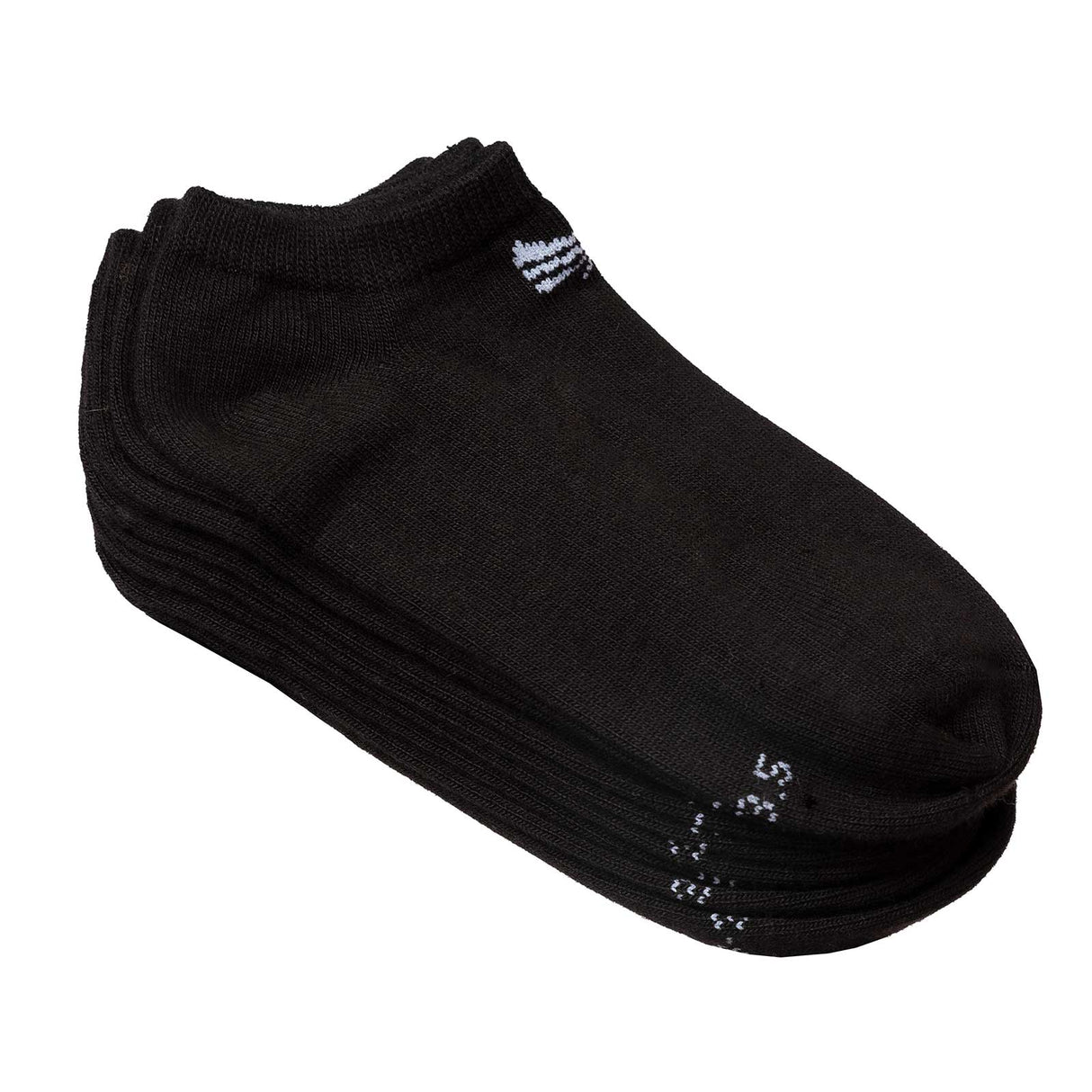 Puresox 5 Pack Kids Socklet Black