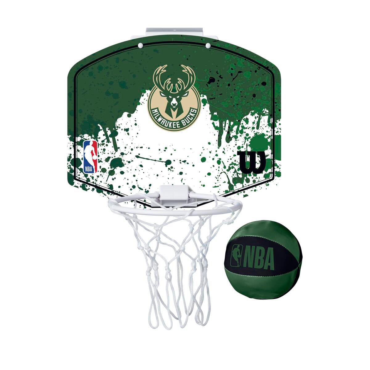 Wilson NBA Mini Hoop Milwaukee Bucks