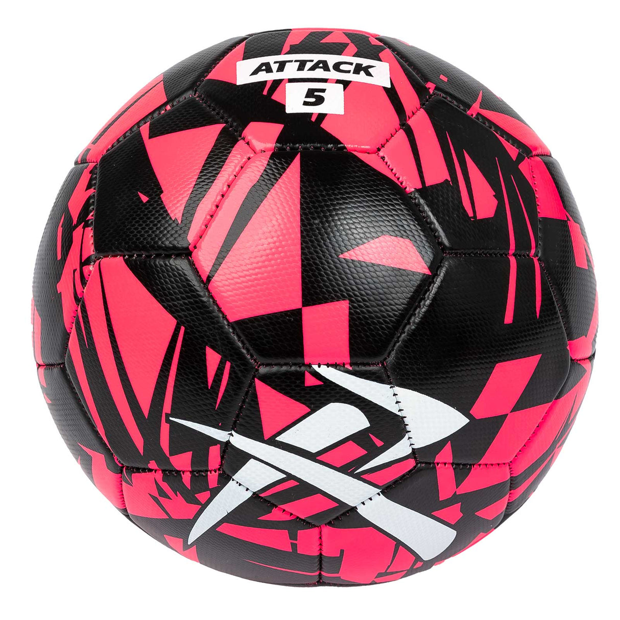 Rival Attack 5 Football Black/Pink - 10 Pack