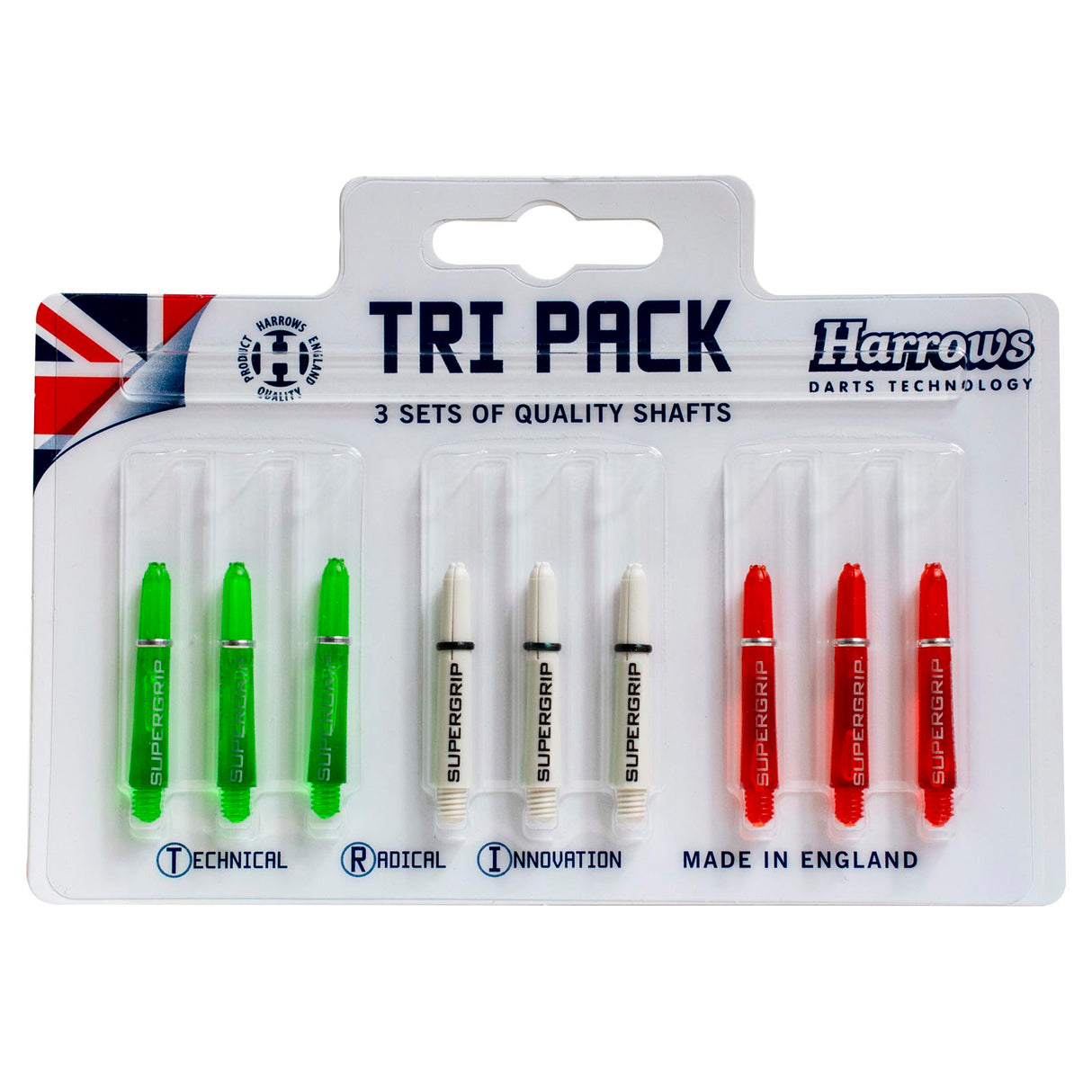 Harrows Irish Supergrip Short 3 Pack