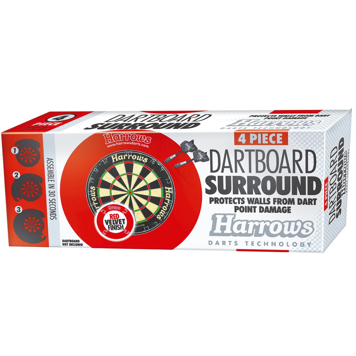 Harrows 4 PC Surround Red
