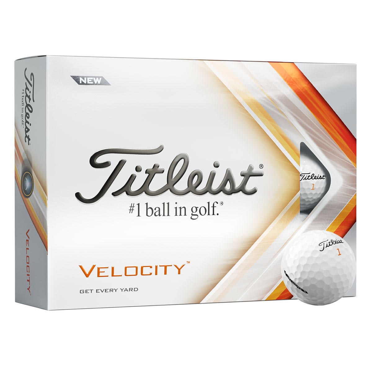 Titleist 2024 Velocity Golf Ball White