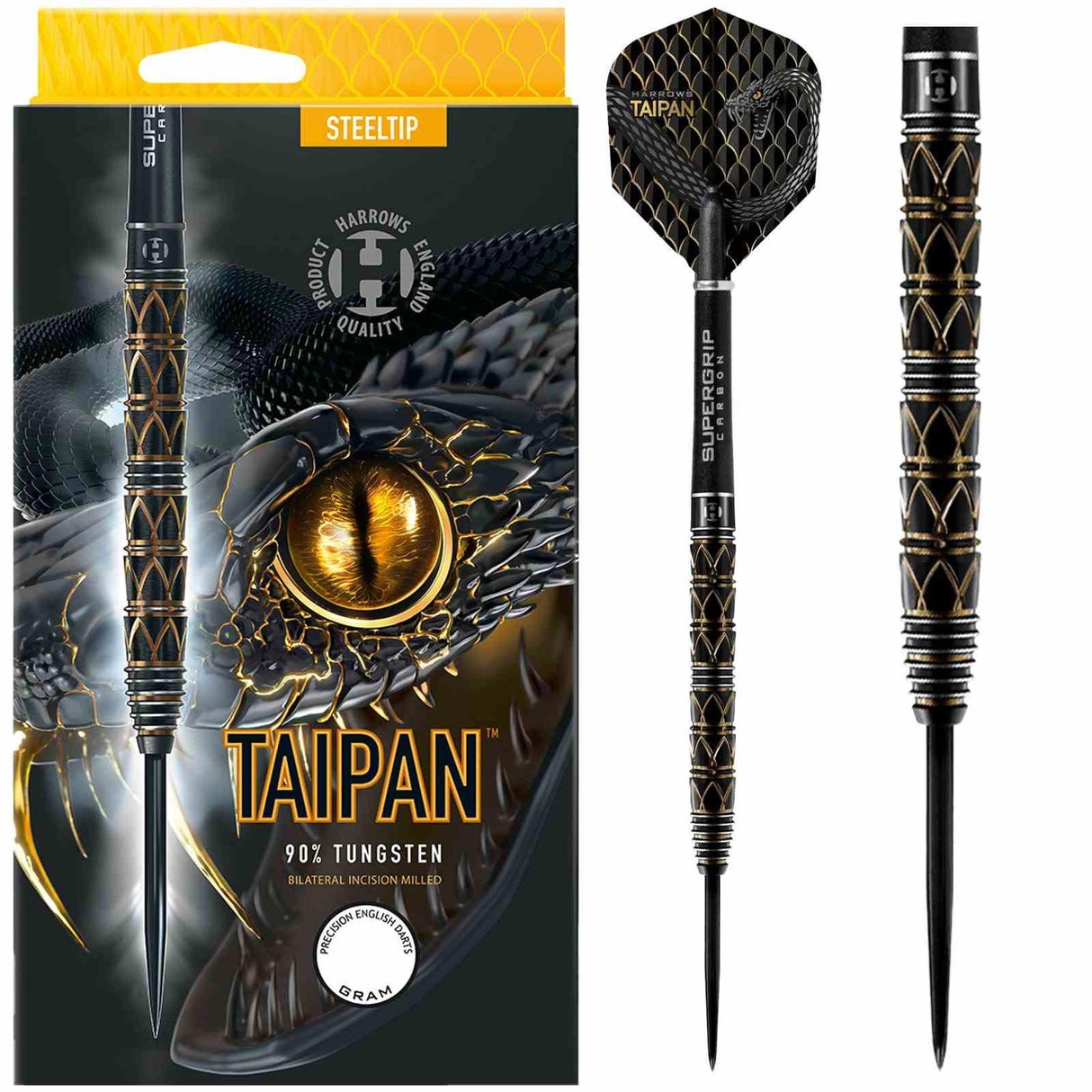 Harrows Taipan 90% Tungsten 23g Darts