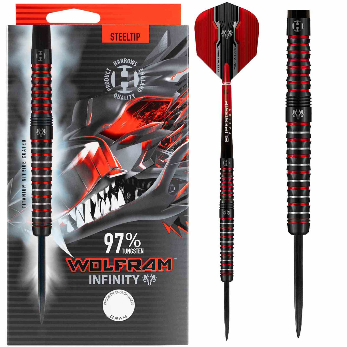 Harrows Wolfram Infinity 97% Tungsten 22g Darts
