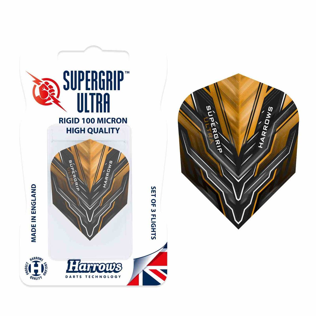 Harrows Supergrip Ultra Dart Flights Intersport Elverys