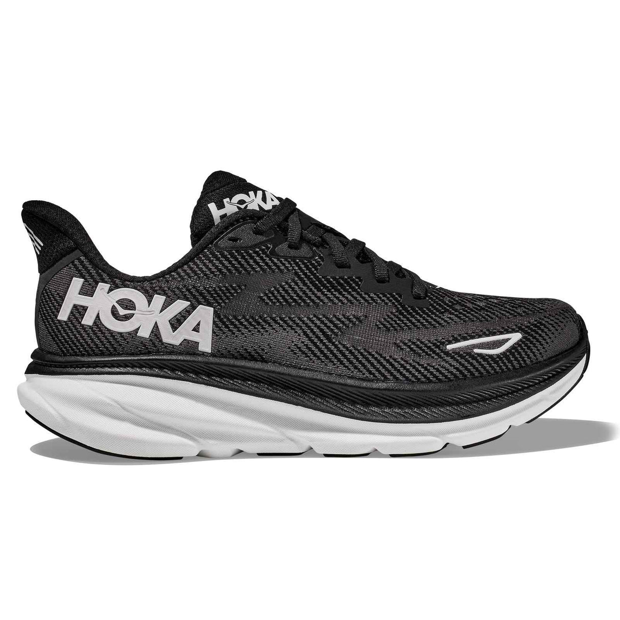 Hoka Clifton 9 Mens Black/White