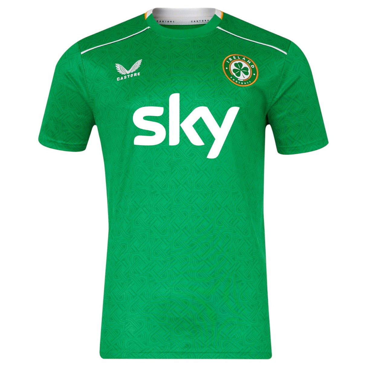 Castore FAI Ireland 2024 Home Short-Sleeve Jersey Front View