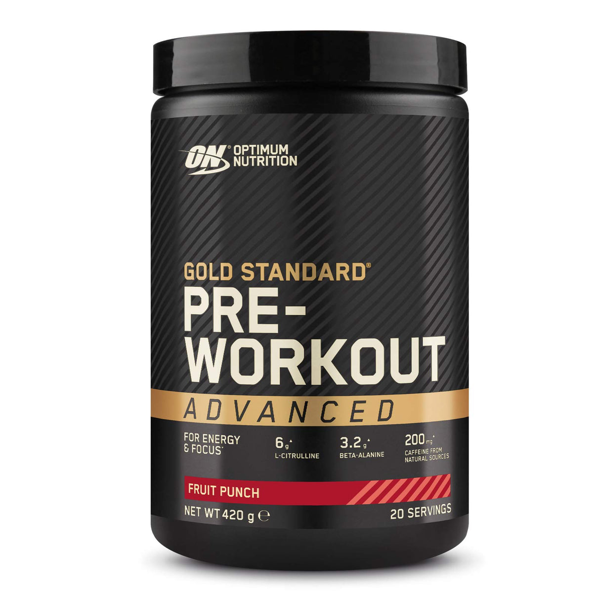 ON Gold Stand Pre-Work Advanced 420g Tub