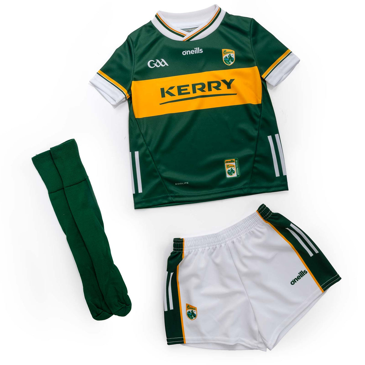 O'Neills Kerry GAA 2024 Home Kids Kit