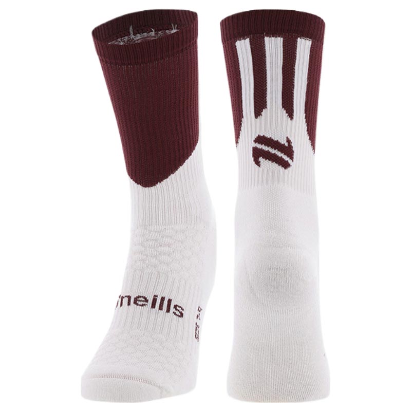 O'Neills Midi Maroon/White
