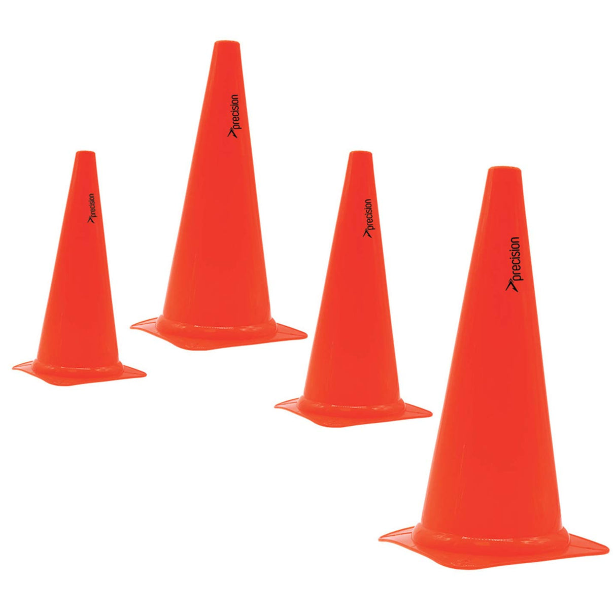 Precision 18" Traffic Cones (Set of 4)