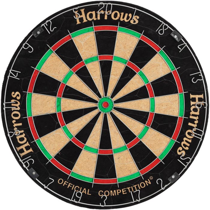 Harrows Official Competition Bristle Dartboard