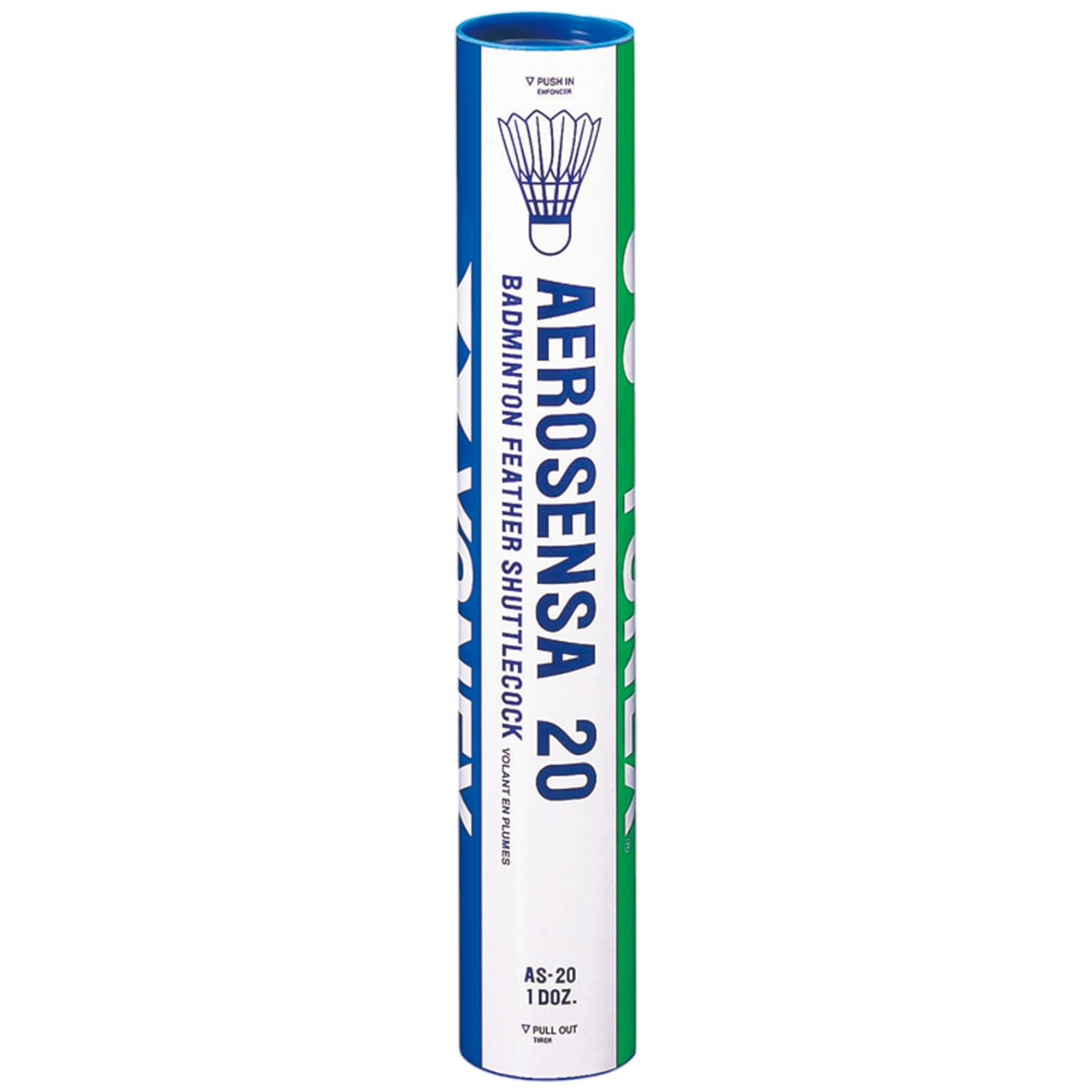 Yonex Aerosensa 20 x 12 Shuttles White
