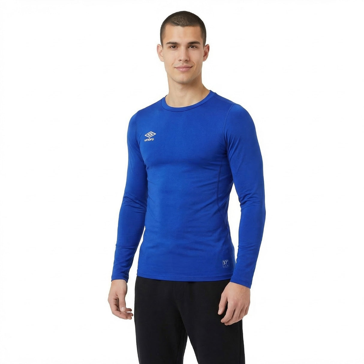 Umbro Mens Long Sleeved Baselayer Crew Top