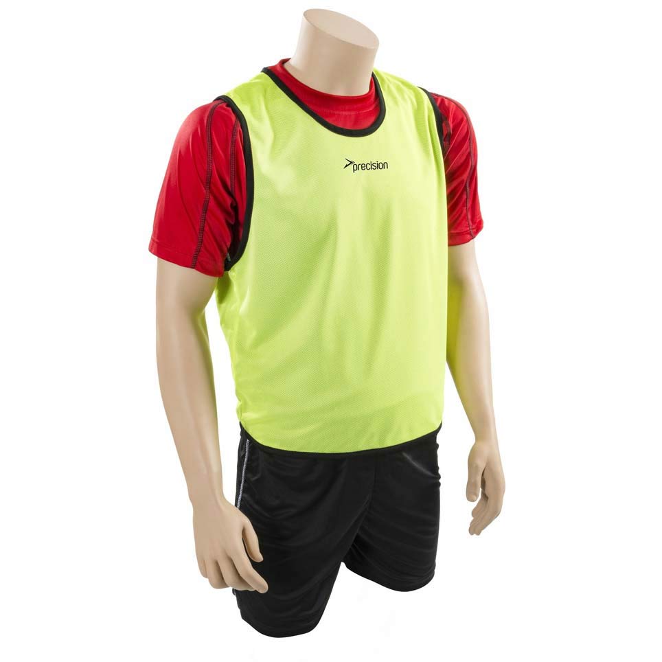 Precision Mesh Training Bibs Kids Yellow