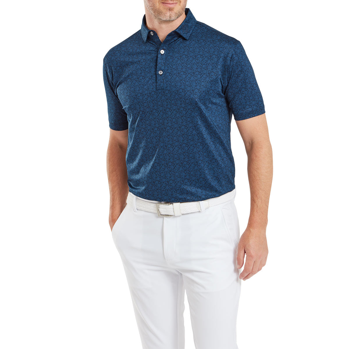 FootJoy Painted Floral Lisle Polo