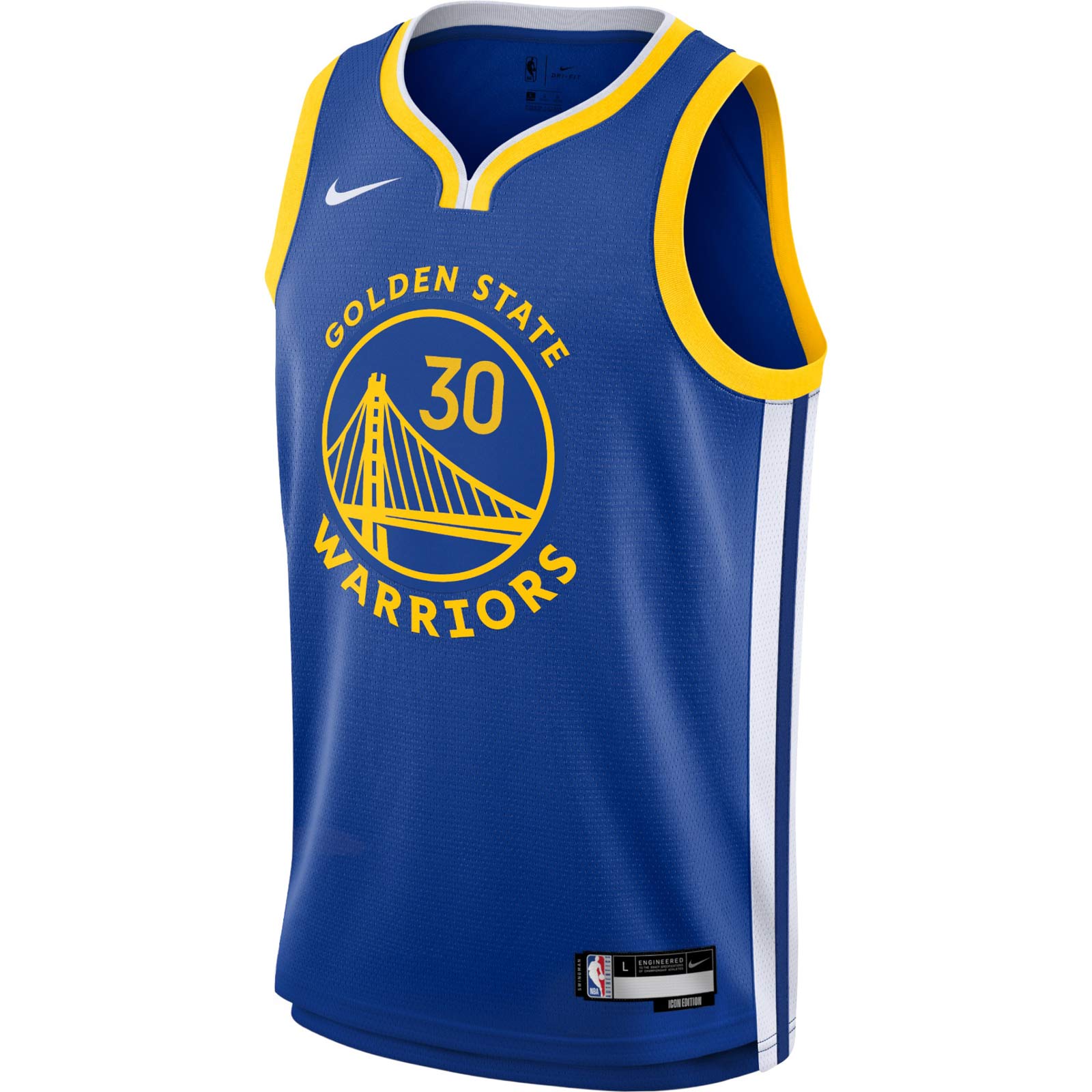 NBA Warriors Curry 30 Game Mサイズ　新品未使用 Nike NBA Warriors Curry 30 Kids Icon Jersey