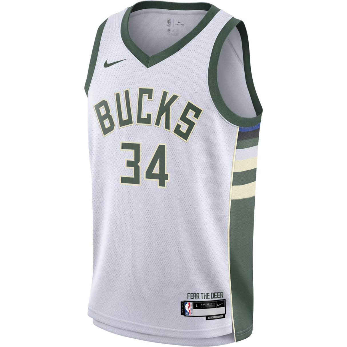 Nike Bucks Giannis 34 Association Kids Jersey