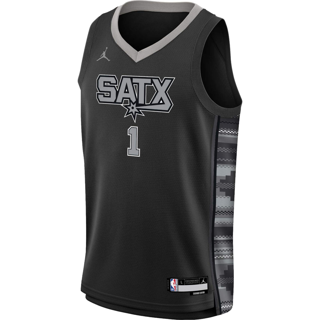 Nike Spurs Wembanyama 1 Association Kids Jersey
