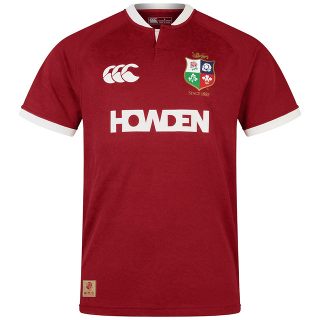 Canterbury British & Irish Lions Rugby 2024/25 Unisex Short Sleeved Replica Jersey Front View