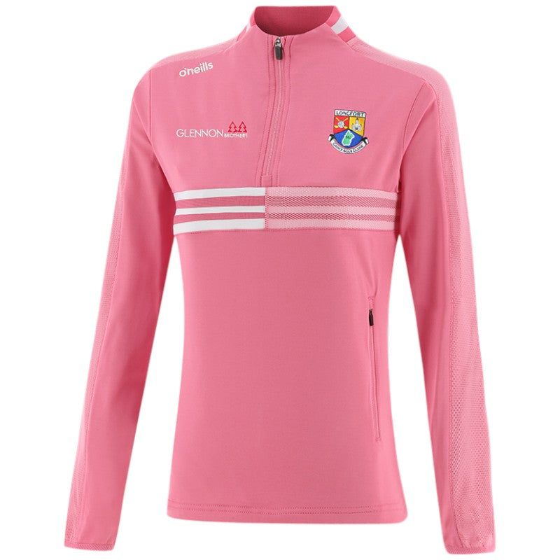 O'Neills Longford GAA Nepal Girls Half Zip Top