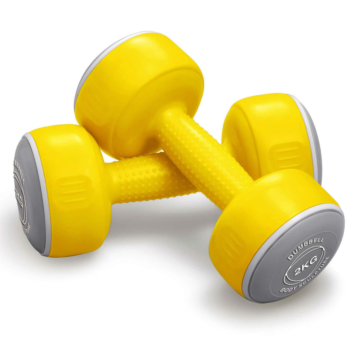 Body Sculpture Vinyl Dumbbell Set - 2 x 2kg