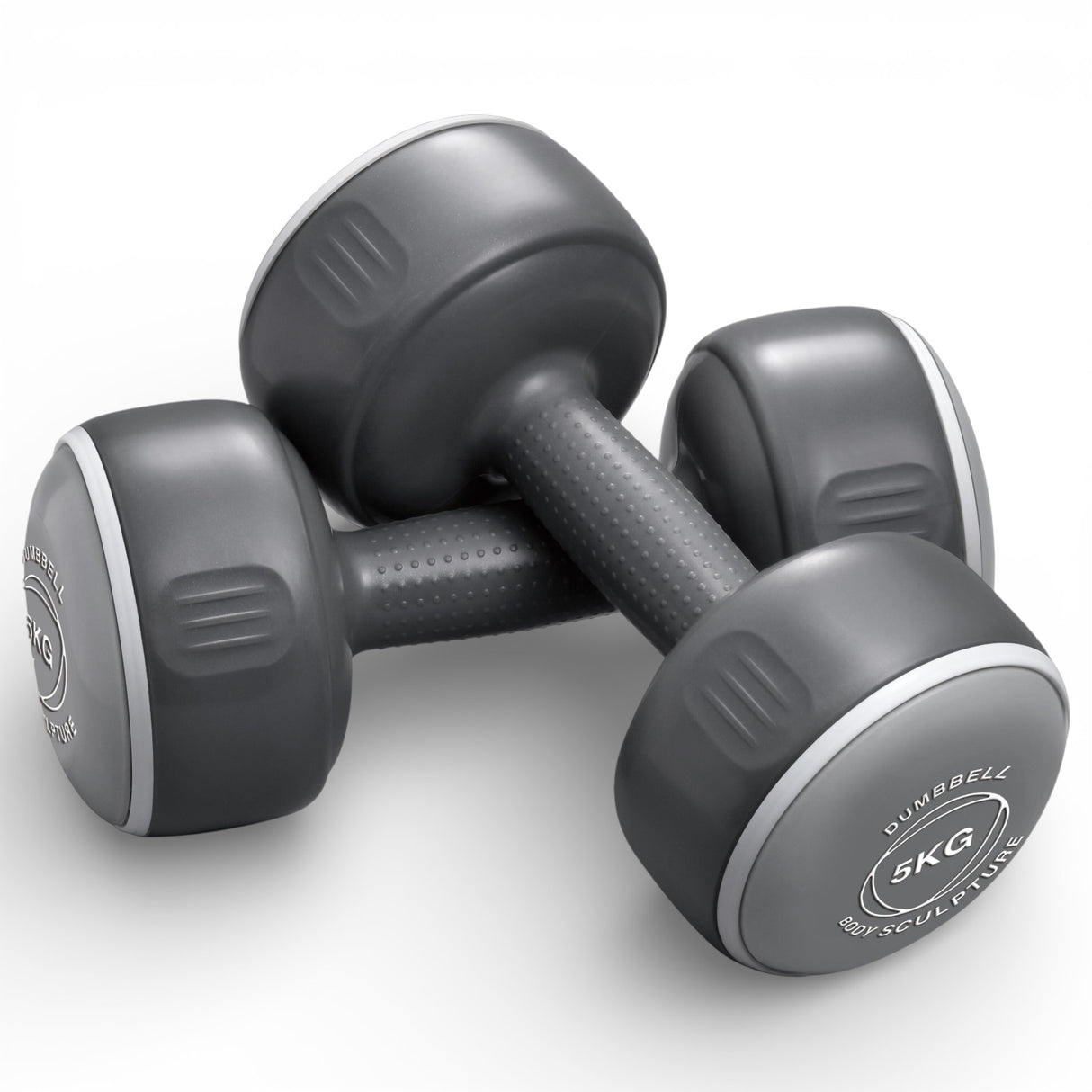 Body Sculpture Vinyl Dumbbell Set - 2 x 5kg