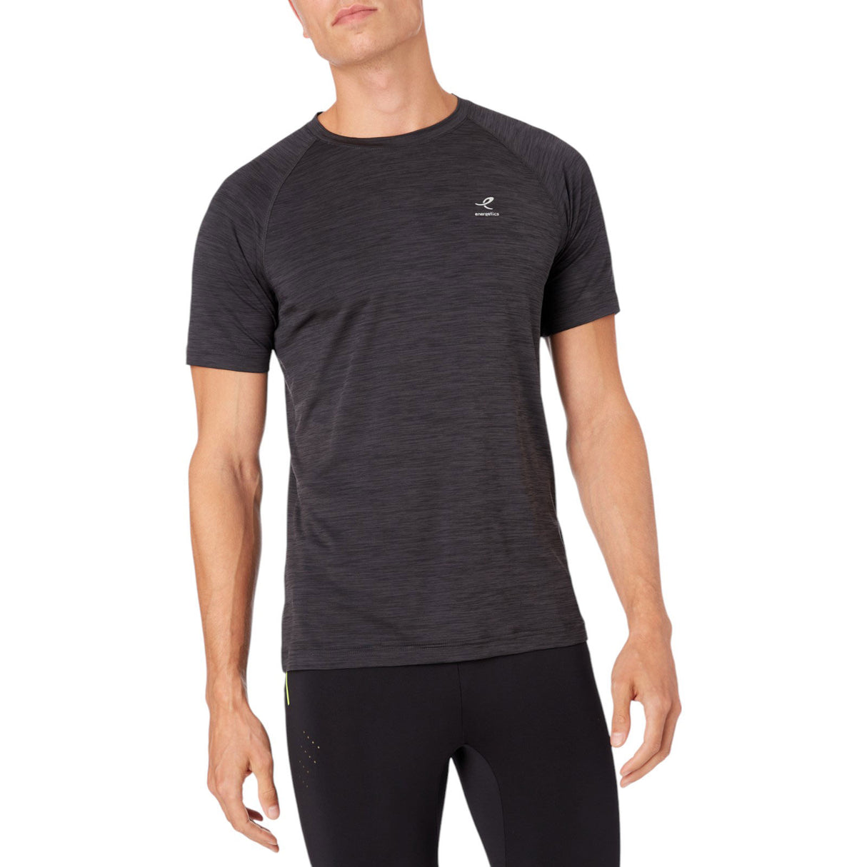 Energetics Rylu Mens Short Sleeved Running T-Shirt Model Front View