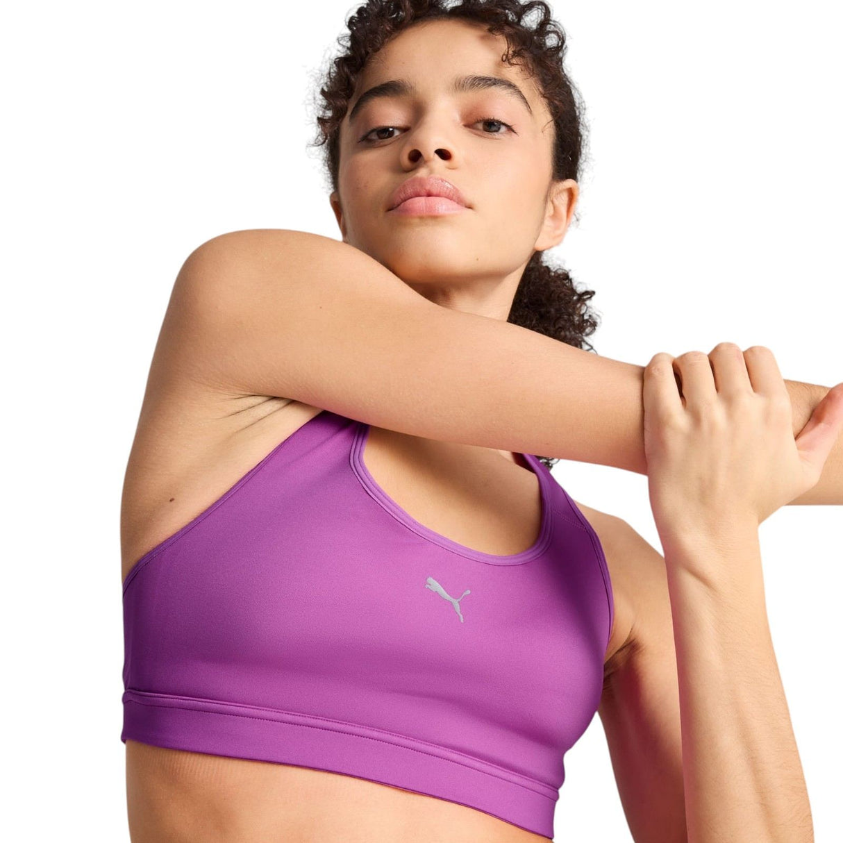 Puma 4KEEPS Womens Medium-Impact Tight-Fit Running Bra