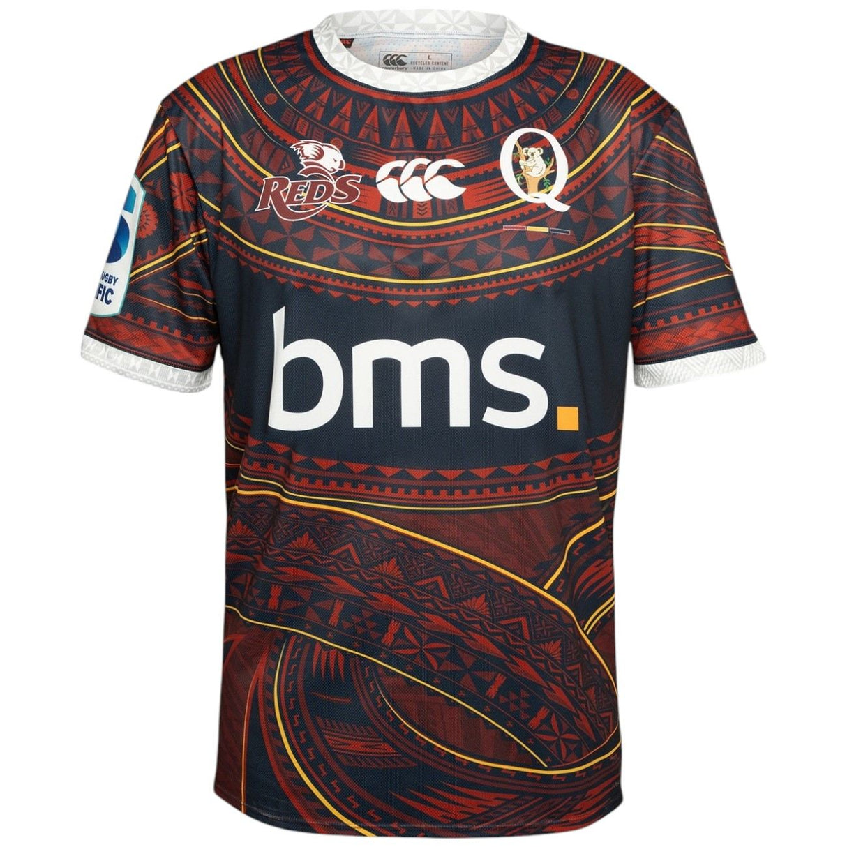 Canterbury Queensland Reds Pasifika Rugby 2025 Mens Warm Up Top